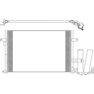 Радиатор кондиционера NRF 52C7L4 1198177381 1YWL6 TF 350302