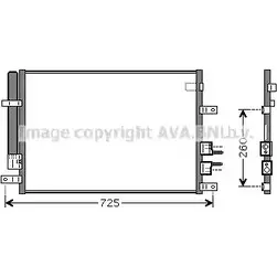 Радиатор кондиционера AVA QUALITY COOLING 5 L7T6V ALA5097D 4045385217298 1198191564