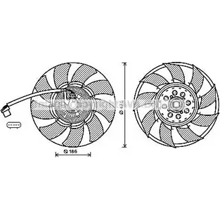 Вискомуфта AVA QUALITY COOLING 5 7J89D AUF212 1198191596 4045385221752 изображение 0