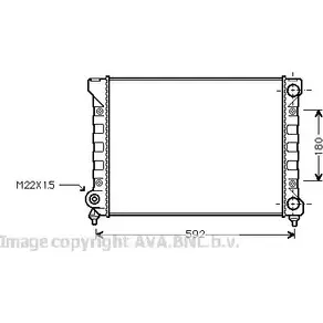 Радиатор охлаждения двигателя AVA QUALITY COOLING 4045385224661 VN2111 1198193910 9 5CVW изображение 0