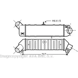 Интеркулер AVA QUALITY COOLING VN4162 1198194170 4Y4H 179 V81WL