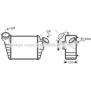 Интеркулер AVA QUALITY COOLING VN4219 B230D 4 1198194184 4045385226054
