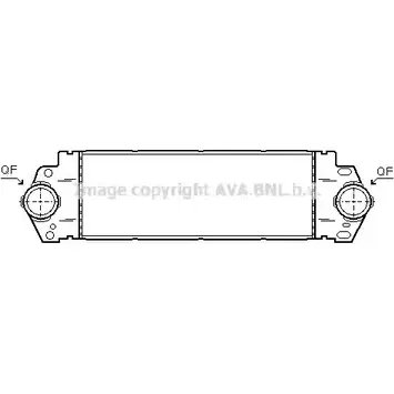 Интеркулер AVA QUALITY COOLING VN4233 KA24BU 1198194192 WA S0Z изображение 0