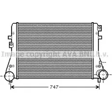 Интеркулер AVA QUALITY COOLING V7MYGV 1198194218 VN4306 78ZU ESK