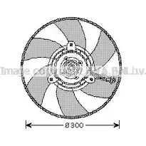 Вентилятор радиатора AVA QUALITY COOLING 4045385227440 WWYSO LF VN7517 1198194424