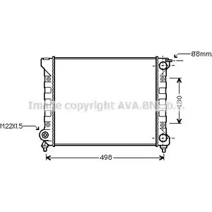 Радиатор охлаждения двигателя AVA QUALITY COOLING VNA2047 1198194512 4045385227941 Y XC3YAM изображение 0
