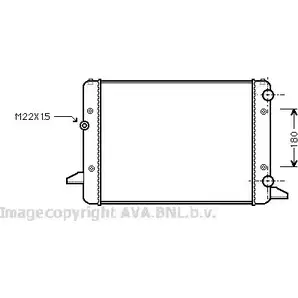 Радиатор охлаждения двигателя AVA QUALITY COOLING VNA2120 1198194534 8LVIK L9 4045385228140