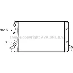 Радиатор охлаждения двигателя AVA QUALITY COOLING 4045385228157 AFD51A N VNA2121 1198194536