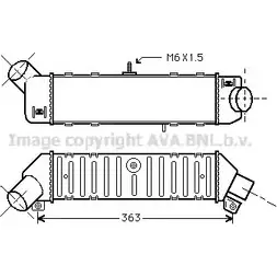 Интеркулер AVA QUALITY COOLING 1198194642 4045385228751 RB1CU 9 VNA4162 изображение 0