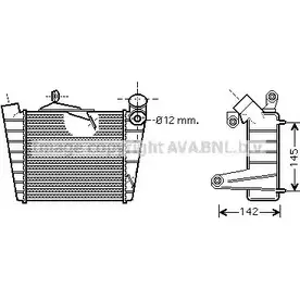 Интеркулер AVA QUALITY COOLING 1198194646 4045385228775 C MMXQ VNA4213 изображение 0