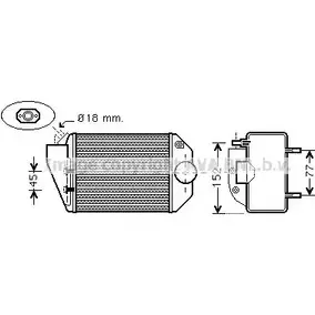 Интеркулер AVA QUALITY COOLING 4045385228791 1198194650 4RE CMFX VNA4221 изображение 0