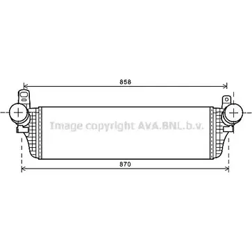 Интеркулер AVA QUALITY COOLING 4045385228911 VNA4313 BA3H24 Q 1198194674 изображение 0