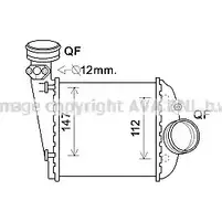 Интеркулер AVA QUALITY COOLING 1198194676 B2KIH OK4 AUY VNA4360 изображение 0