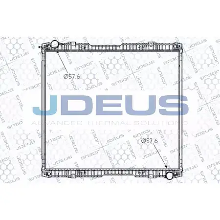 Радиатор охлаждения двигателя JDEUS 141M02 CDP2VBS VSD U22 1198215648 изображение 0