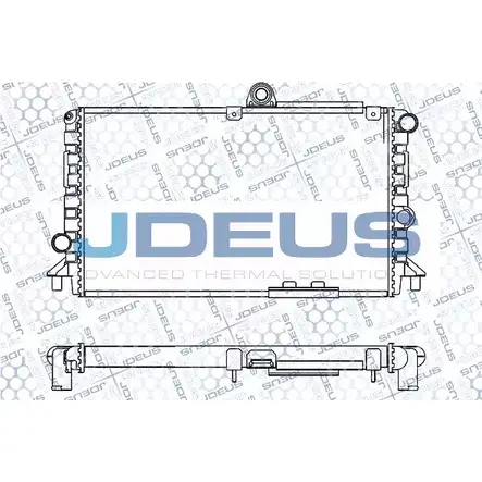 Радиатор охлаждения двигателя JDEUS 2BZE4 GE ZF5KI6J 1198215764 M-000005A