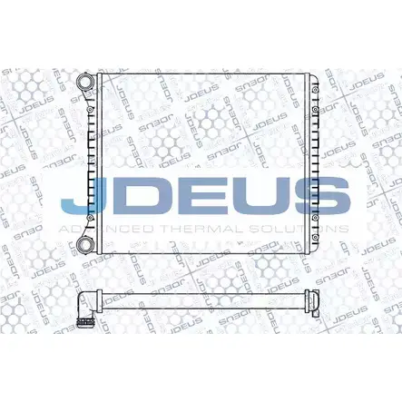 Радиатор охлаждения двигателя JDEUS M-001067A 7UFO7T WV3A6 Y 1198215766 изображение 0