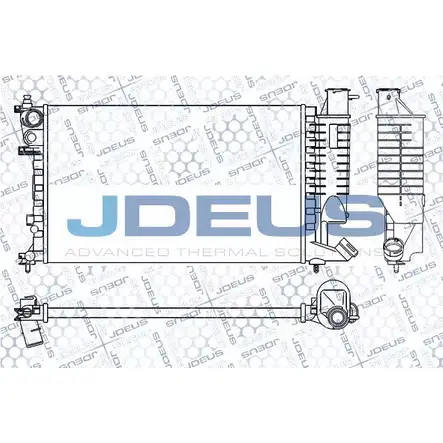 Радиатор охлаждения двигателя JDEUS UJ V7EO6 M-0070410 UVBY7 1198215780 изображение 0