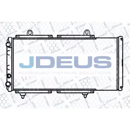 Радиатор охлаждения двигателя JDEUS JI2K R 1198215786 M-011007A UKA5C89 изображение 0