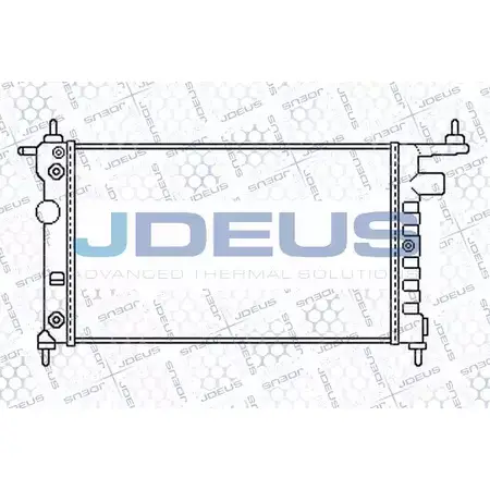 Радиатор охлаждения двигателя JDEUS 7NP53 I5Y 58R 1198215842 M-020013A изображение 0