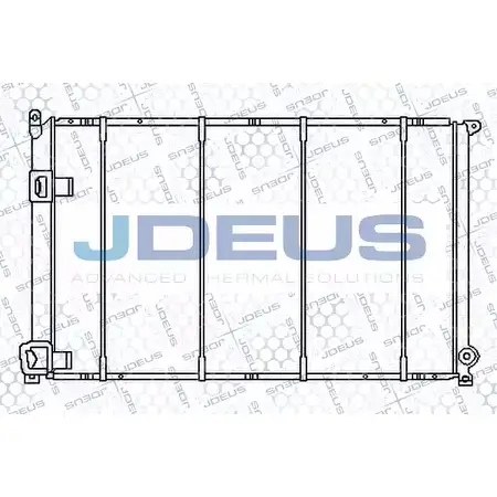 Радиатор охлаждения двигателя JDEUS JPU5OI 023M18 J X4LX 1198215877