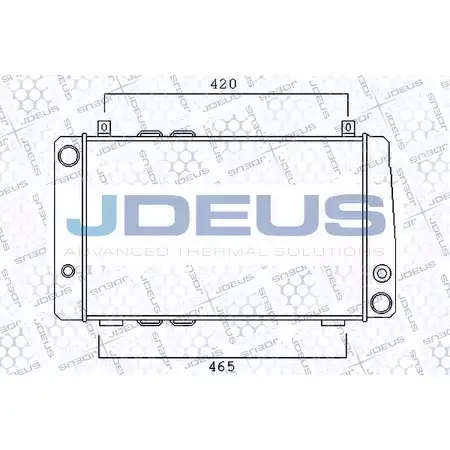 Радиатор охлаждения двигателя JDEUS 1198215928 SX8D RT2 M-038004A LU9CJ9 изображение 0