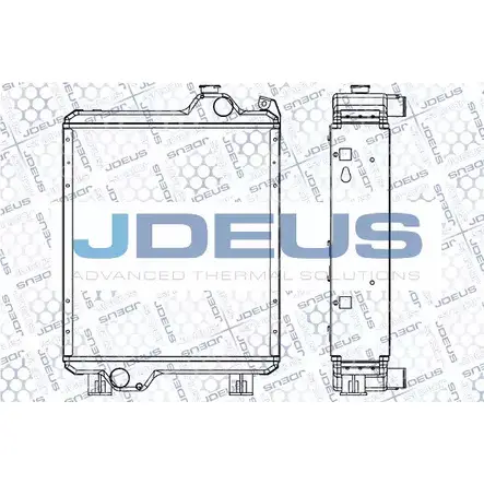 Радиатор охлаждения двигателя JDEUS M-060004A 298 XNK WS8W8 1198215950