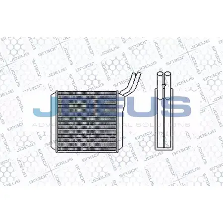 Радиатор печки, теплообменник JDEUS 1198215998 6FZ H8 M-220023A XE33UX8 изображение 0