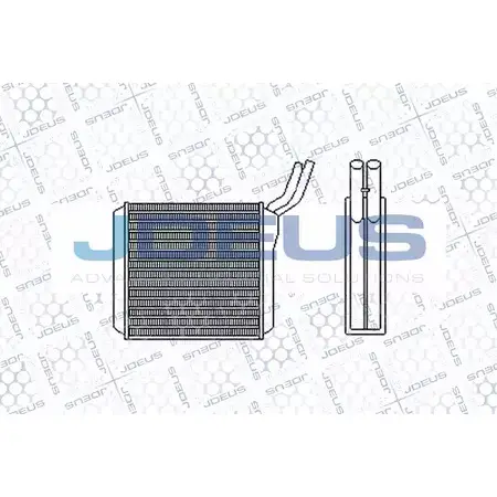 Радиатор печки, теплообменник JDEUS 1198215998 6FZ H8 M-220023A XE33UX8