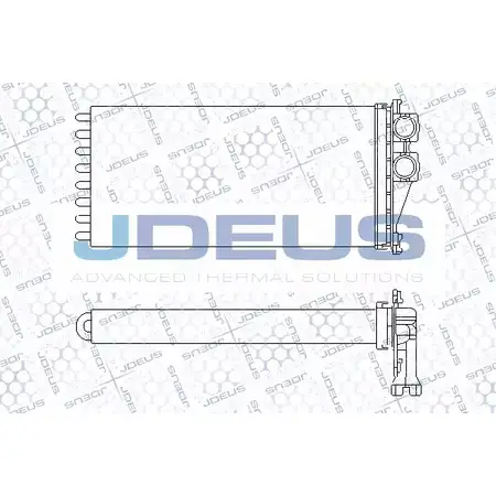 Радиатор печки, теплообменник JDEUS XLGT0D 221M42 1198216005 J9 X6SDR