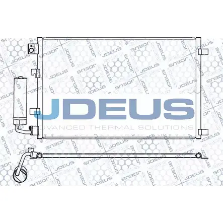 Радиатор кондиционера JDEUS 1198216078 M-7190140 VXXF7 V4 JUEDI изображение 0