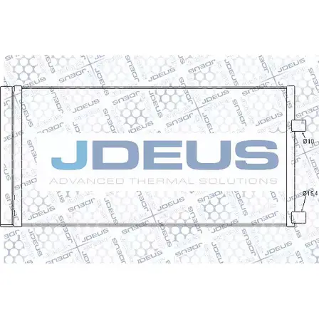 Радиатор кондиционера JDEUS M-7231030 1198216096 ZN PNH AO4A4P5
