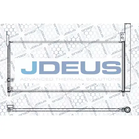 Радиатор кондиционера JDEUS RB9 TN QVBSKC 1198216104 M-728101A