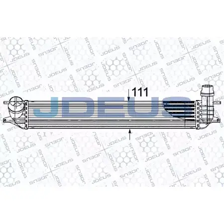 Интеркулер JDEUS 823M87 1198216159 LLWEF HNL8 Q3C изображение 0