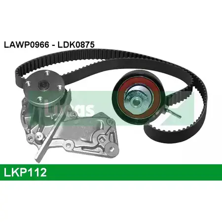 Водяной насос, помпа + комплект зубчатого ремня LUCAS ENGINE DRIVE LKP112 EWYB4 HJF DP 1198275507 изображение 0