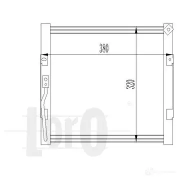 Радиатор кондиционера ABAKUS FE9GO 42 1424763657 0180160003 изображение 0