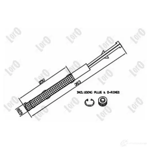 Осушитель кондиционера ABAKUS 1424614055 4X 07QE8 0530210004 - Изображение 1