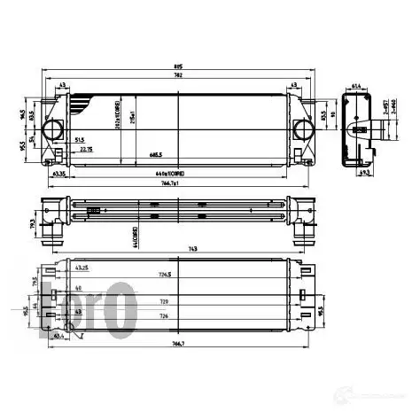 Интеркулер ABAKUS UHN5O 3 1424881889 0540180009 изображение 0