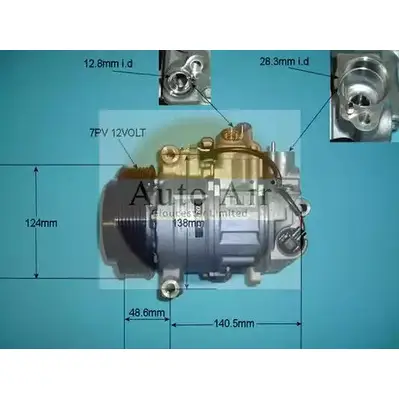 Компрессор кондиционера AUTO AIR GLOUCESTER U04GTV 14-9712 1198288805 AOCNQ X