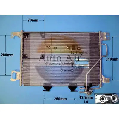 Радиатор кондиционера AUTO AIR GLOUCESTER J3MH7 0DZKV J 1198289096 16-6694