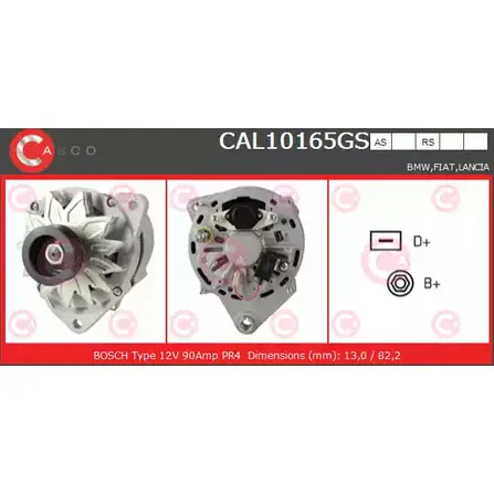 Генератор CASCO ILFY B CAL10165GS 1198298767 JHF6R3