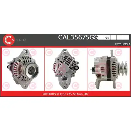 Генератор CASCO UP MEO EJZKV1J 1198300452 CAL35675GS изображение 0