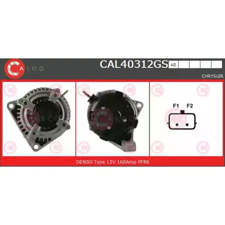 Генератор CASCO L9ABL 1198300711 A7U 4M CAL40312GS