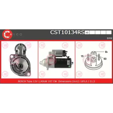 Стартер CASCO CST10134RS F0J 42A KQ0JLD 1198301111 изображение 0