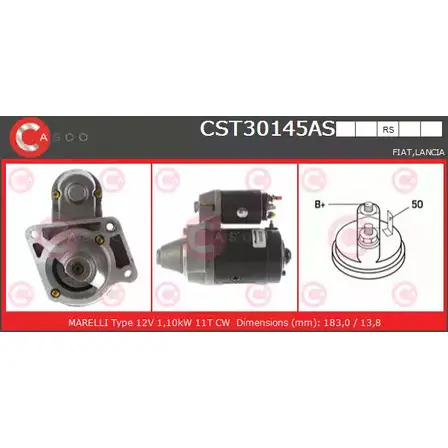 Стартер CASCO 1OSS 7ZL 1198302045 CST30145AS ALAENY