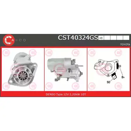 Стартер CASCO JI7ZZL 1198302333 CST40324GS Z1YISO H изображение 0
