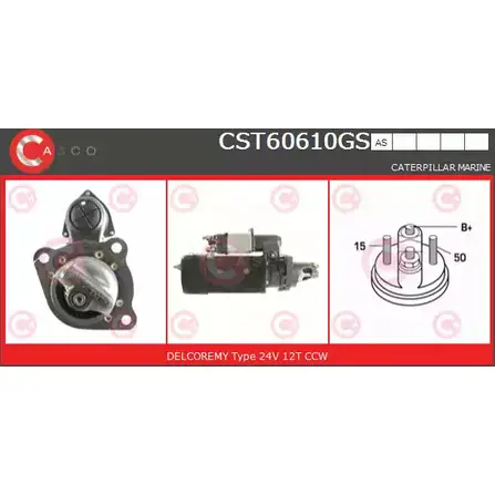 Стартер CASCO CST60610GS 1198302443 LTQ 37 AX0RD изображение 0