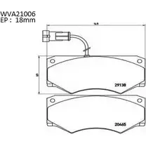 Тормозные колодки, дисковые, комплект AUTOMOTOR FRANCE ABP0026 V 0AFC08 1198303843 NL09H изображение 0