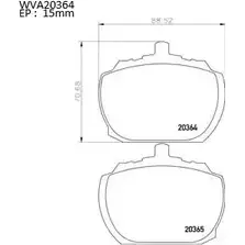 Тормозные колодки, дисковые, комплект AUTOMOTOR FRANCE JWDSXDM 1198304558 PBP9860 TY0 P0