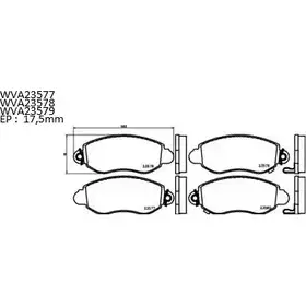 Тормозные колодки, дисковые, комплект AUTOMOTOR FRANCE PNFKNB I0CN3Y H PBP9898 1198304578 изображение 0