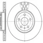 Тормозной диск AUTOMOTOR FRANCE MH N381 XRQUCV2 PDC0265 1198304682 изображение 0